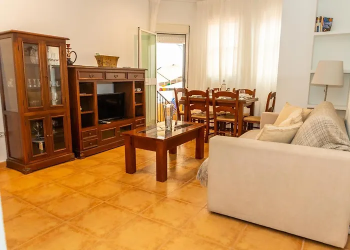 Casa El Lance - Patio Y Paseo Maritimo